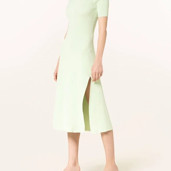 Maje | Dresses | Nwt Maje Rib Knitted Scoopback Midi Dress | Poshmark